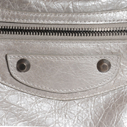 Balenciaga Metallic Agneau Classic Hardware Town Argent 6 of 13