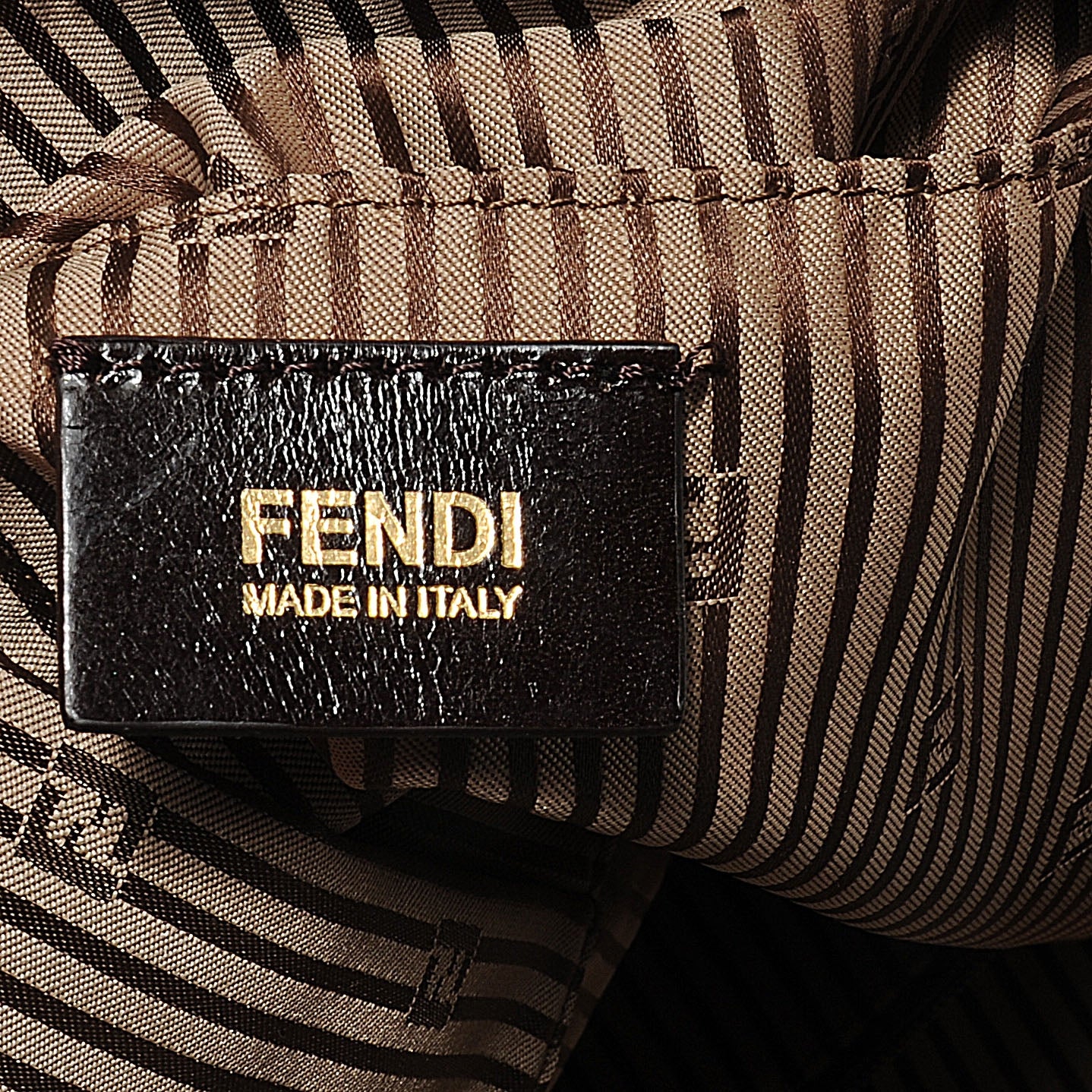 Fendi Calfskin Colorblock Large Chameleon Tote Biscotto 3 of 8