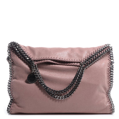 Stella McCartney Faux Leather Shaggy Deer Small Falabella Pink 1 of 8