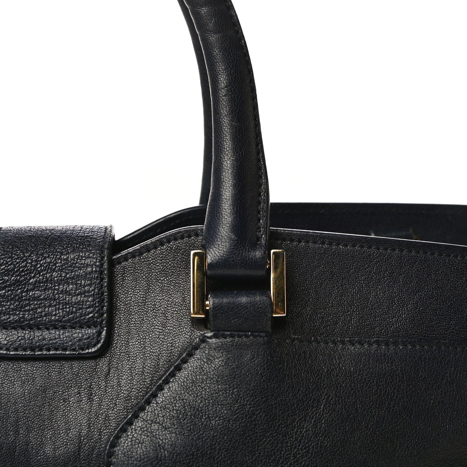 Saint Laurent Sheepskin Small Cabas ChYc Navy 25 of 26