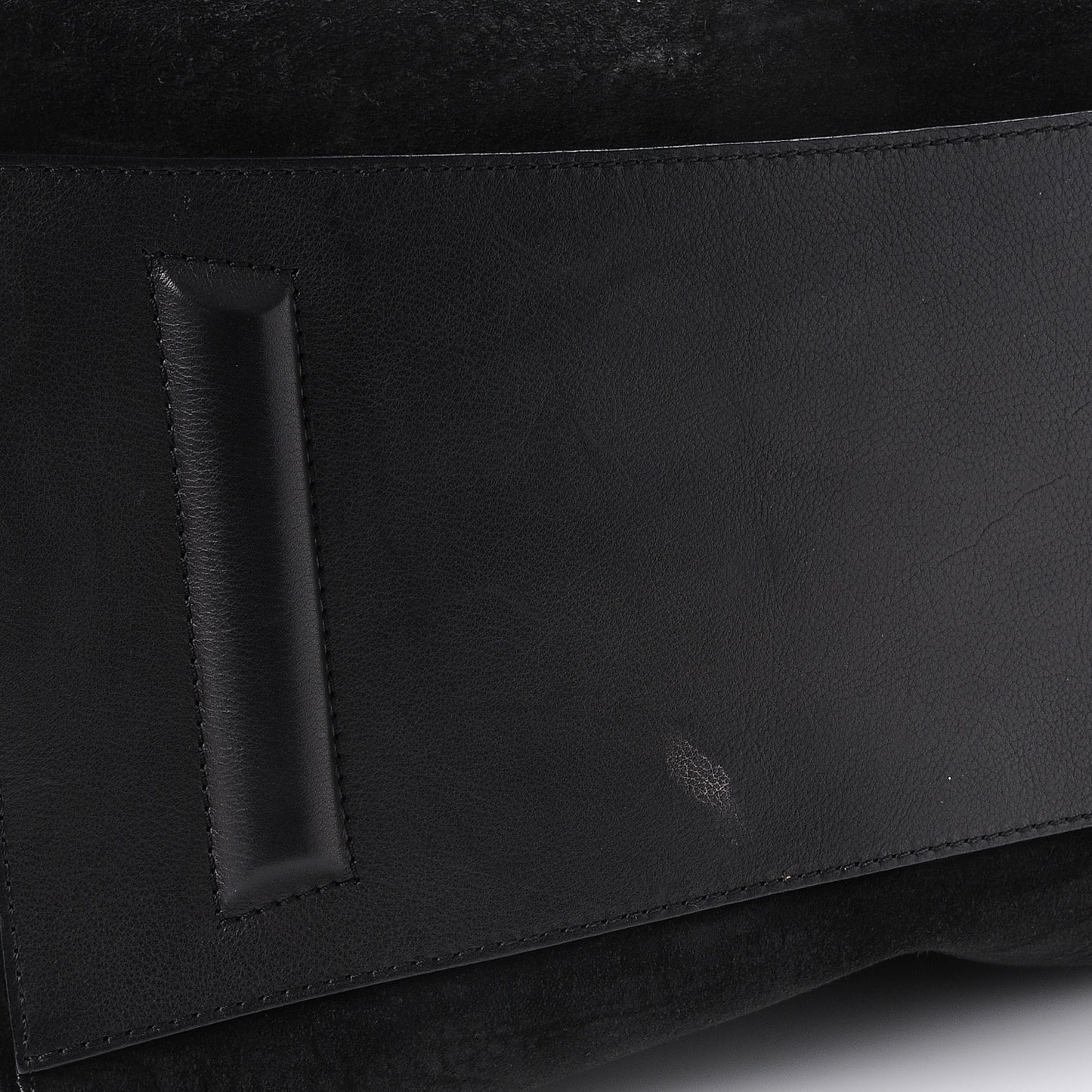 Suede Calfskin Large Antigona Black