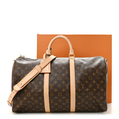 Louis Vuitton Monogram Keepall Bandouliere 50 12 of 12