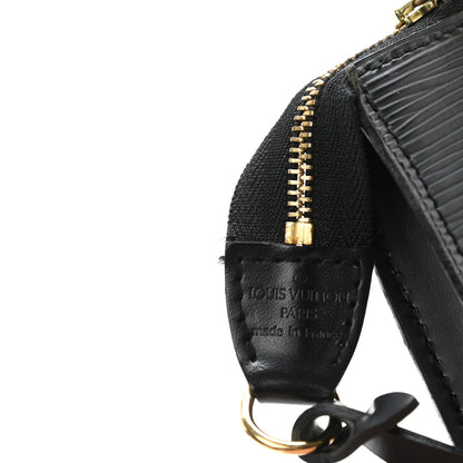 Louis Vuitton Epi Pochette Accessories 24 Black 11 of 13