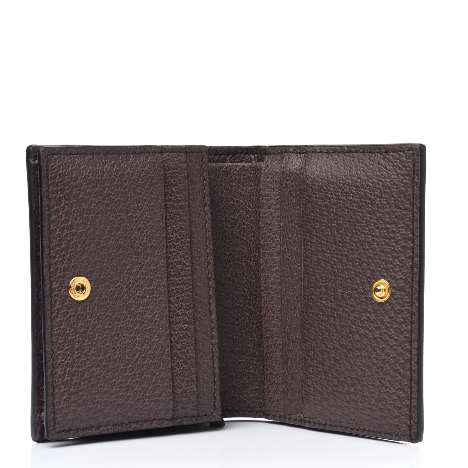 Gucci GG Supreme Monogram Web Ophidia Card Case Beige New Acero 3 of 4