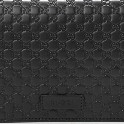 Gucci Microguccissima Crossbody Wallet Black 8 of 11