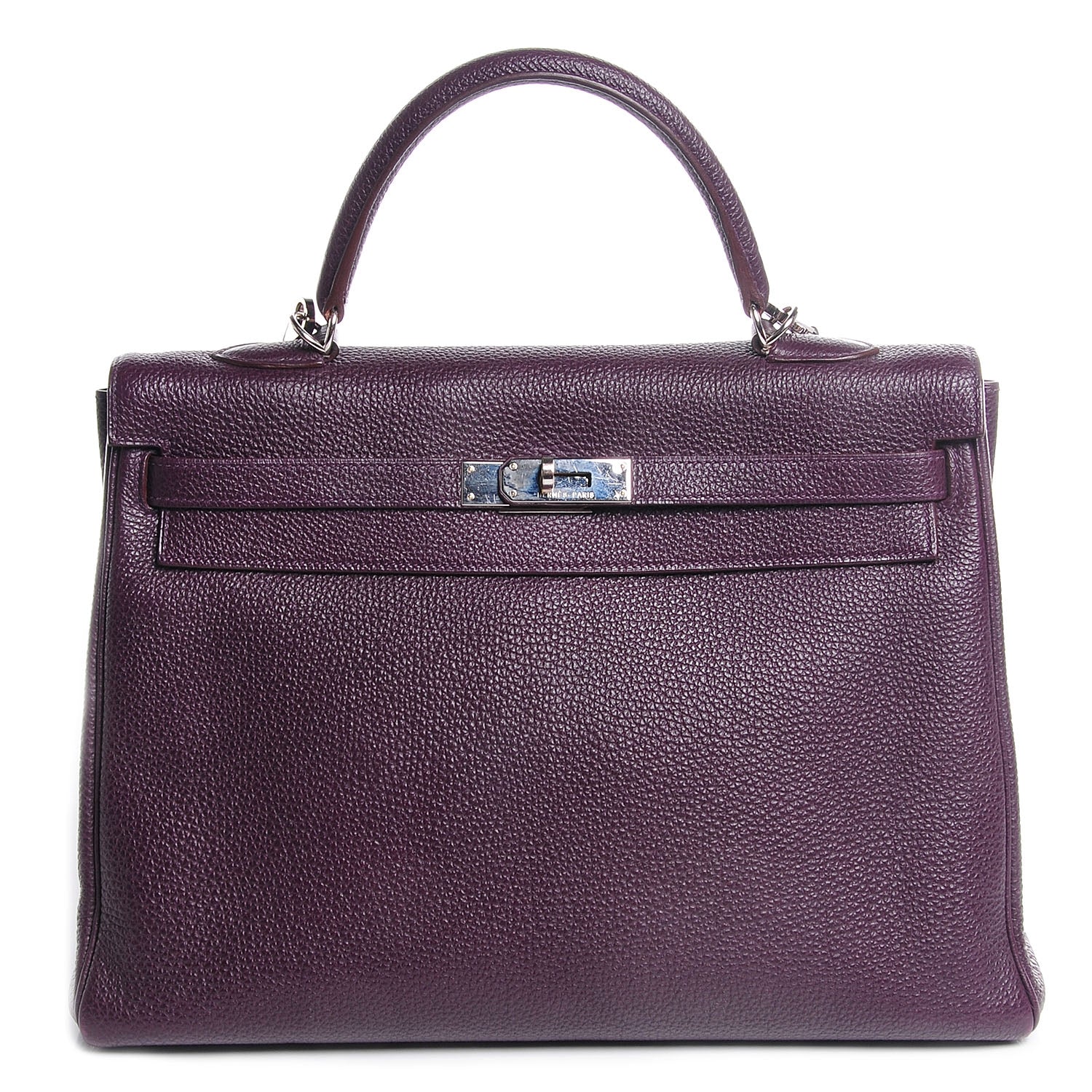 Hermes Togo Kelly Retourne 35 Raisin 1 of 27