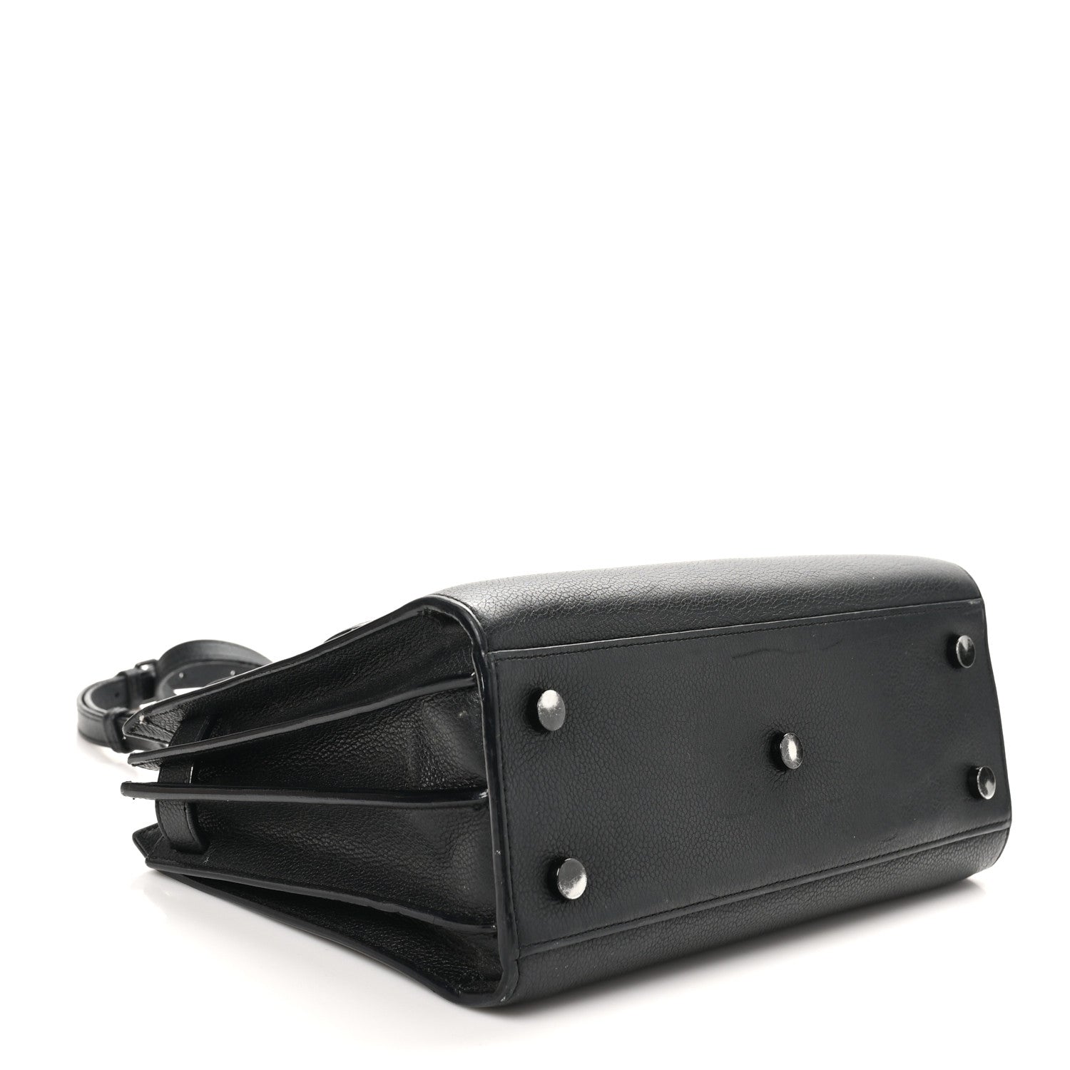 Saint Laurent Grained Calfskin Baby Sac De Jour Black 4 of 11