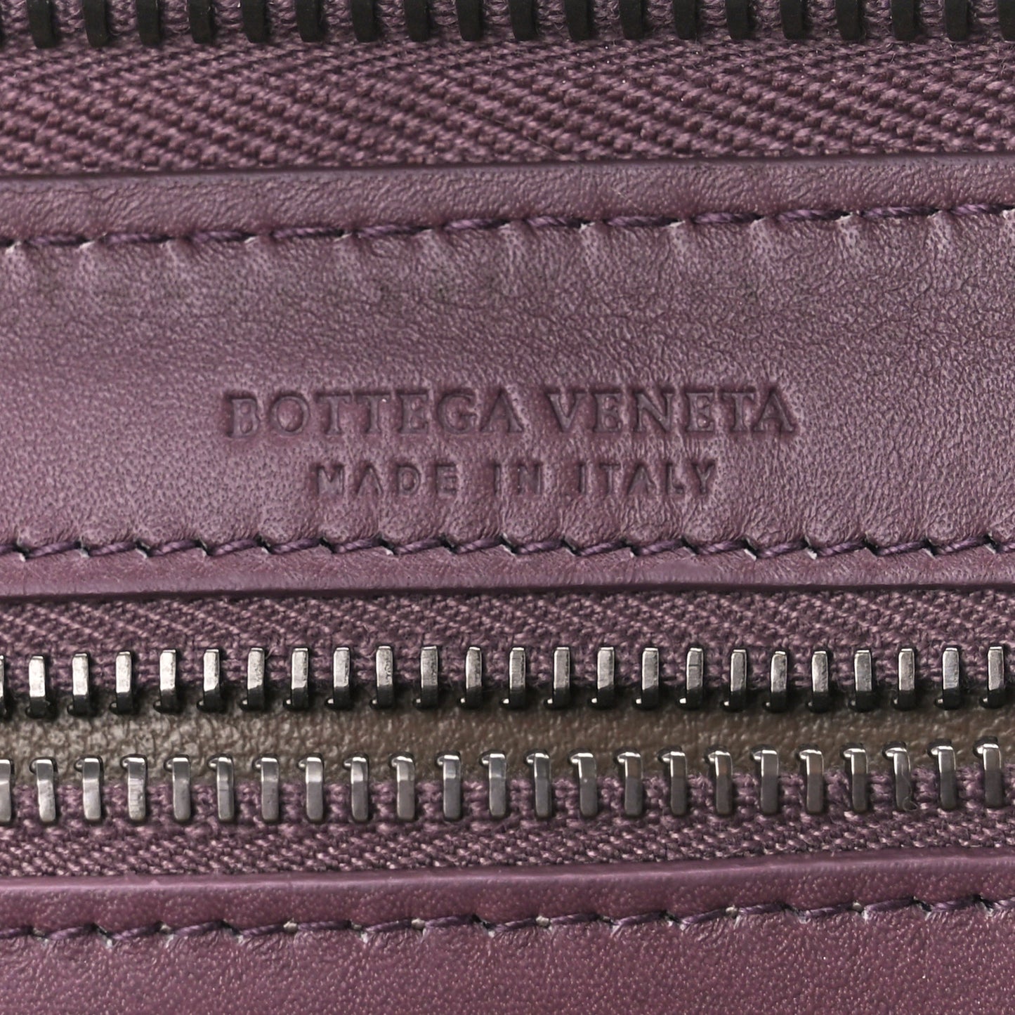 Nappa Intrecciato Zip Around Wallet Corot