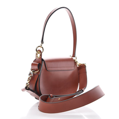Chloe Calfskin Small Tess Bag Sepia Brown 3 of 9