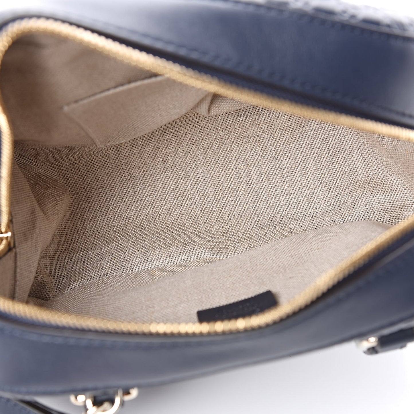 Soft Microguccissima Small Crossbody Bag Blue