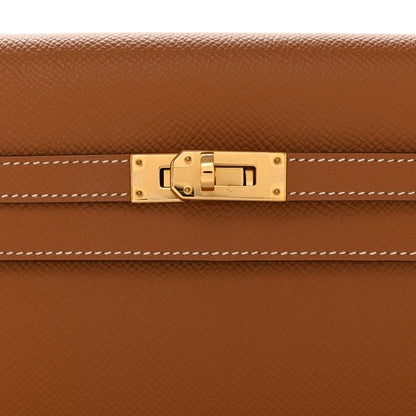 Hermes Epsom Kelly Longue Wallet Gold 7 of 10