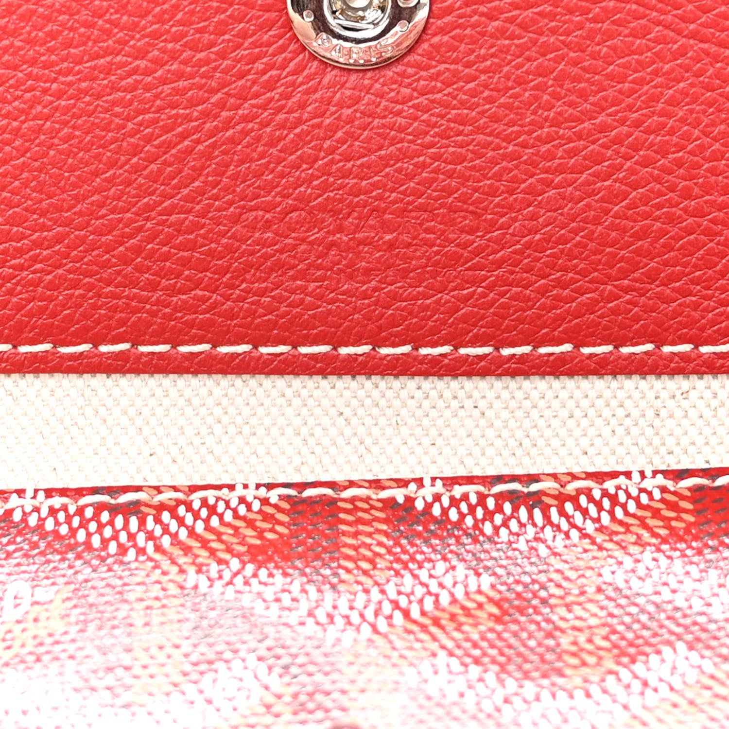 Goyard Goyardine Boheme Hobo Red 7 of 10