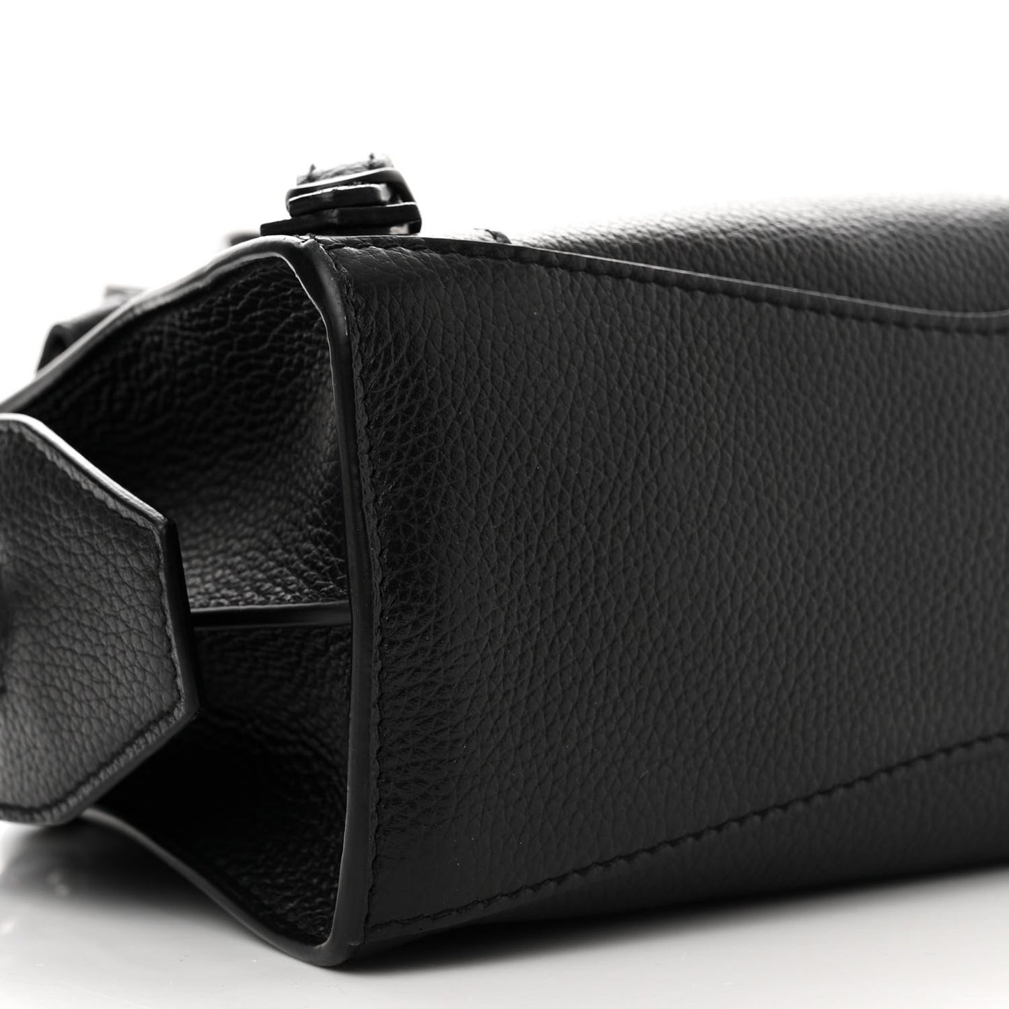 Grained Calfskin Neo Classic Black Hardware Mini City Black