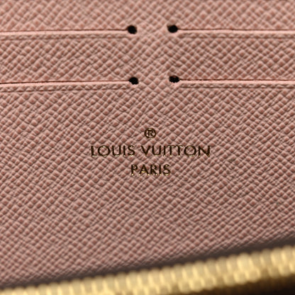 Louis Vuitton Monogram Clemence Wallet Rose Ballerine 6 of 7
