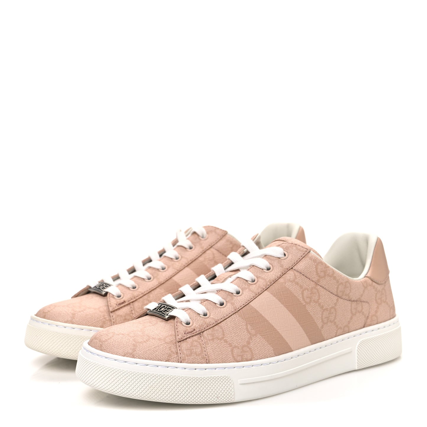 GG Supreme Tonal Web Womens New Ace Sneakers 37 Pink