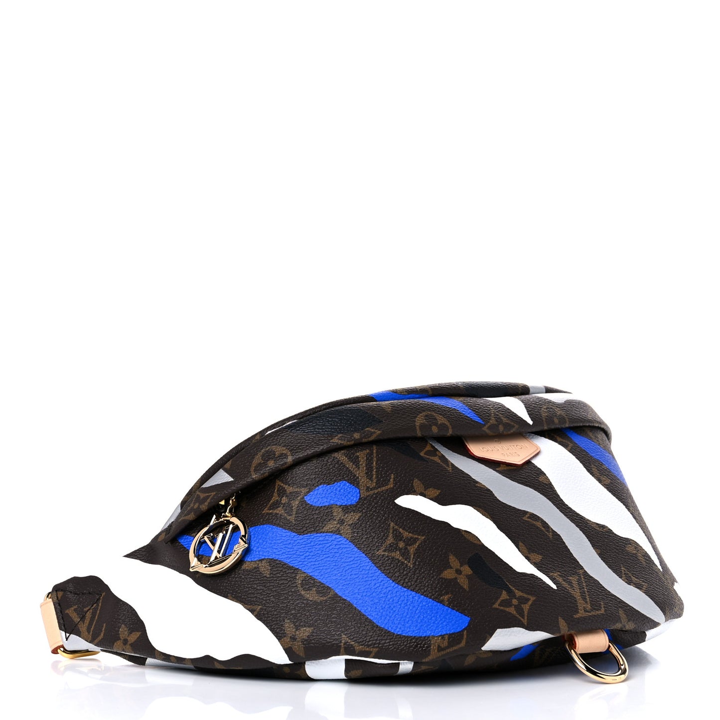 X LOL Monogram Bumbag Blue Silver