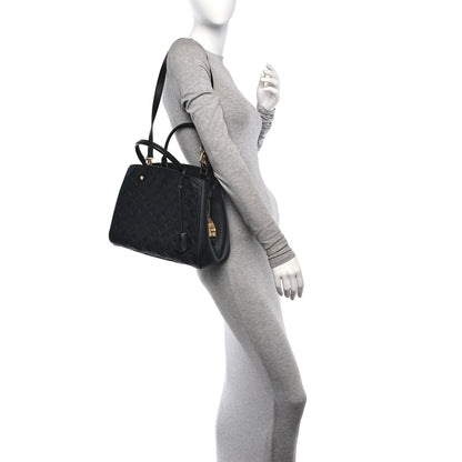 Louis Vuitton Empreinte Montaigne MM Black 2 of 10