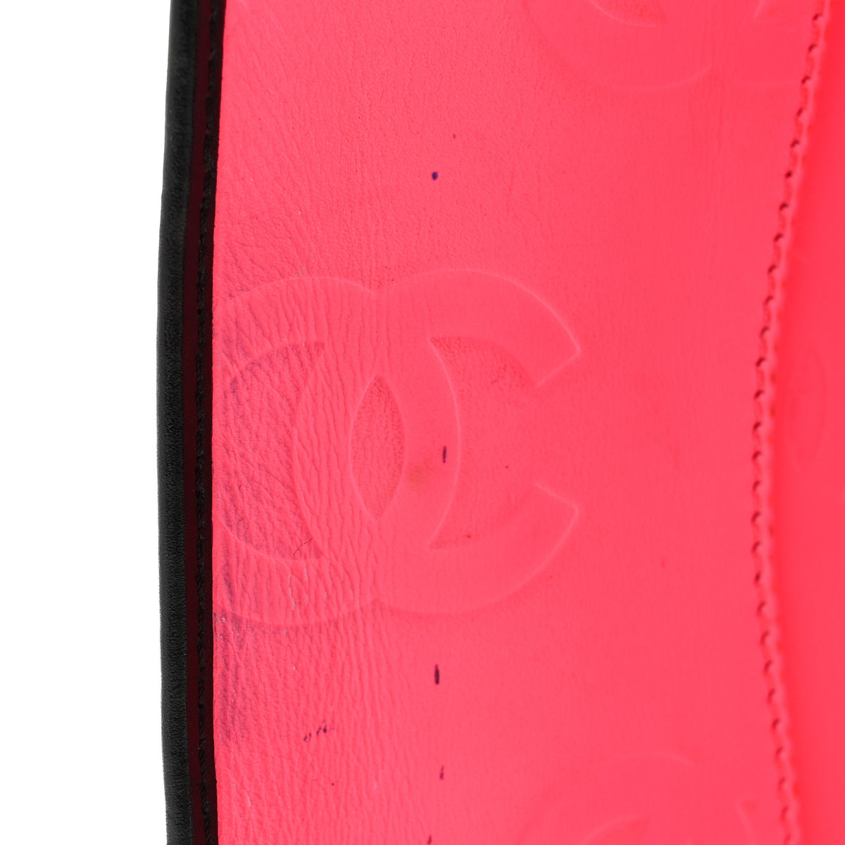 Calfskin Quilted Small Cambon Agenda Planner Black