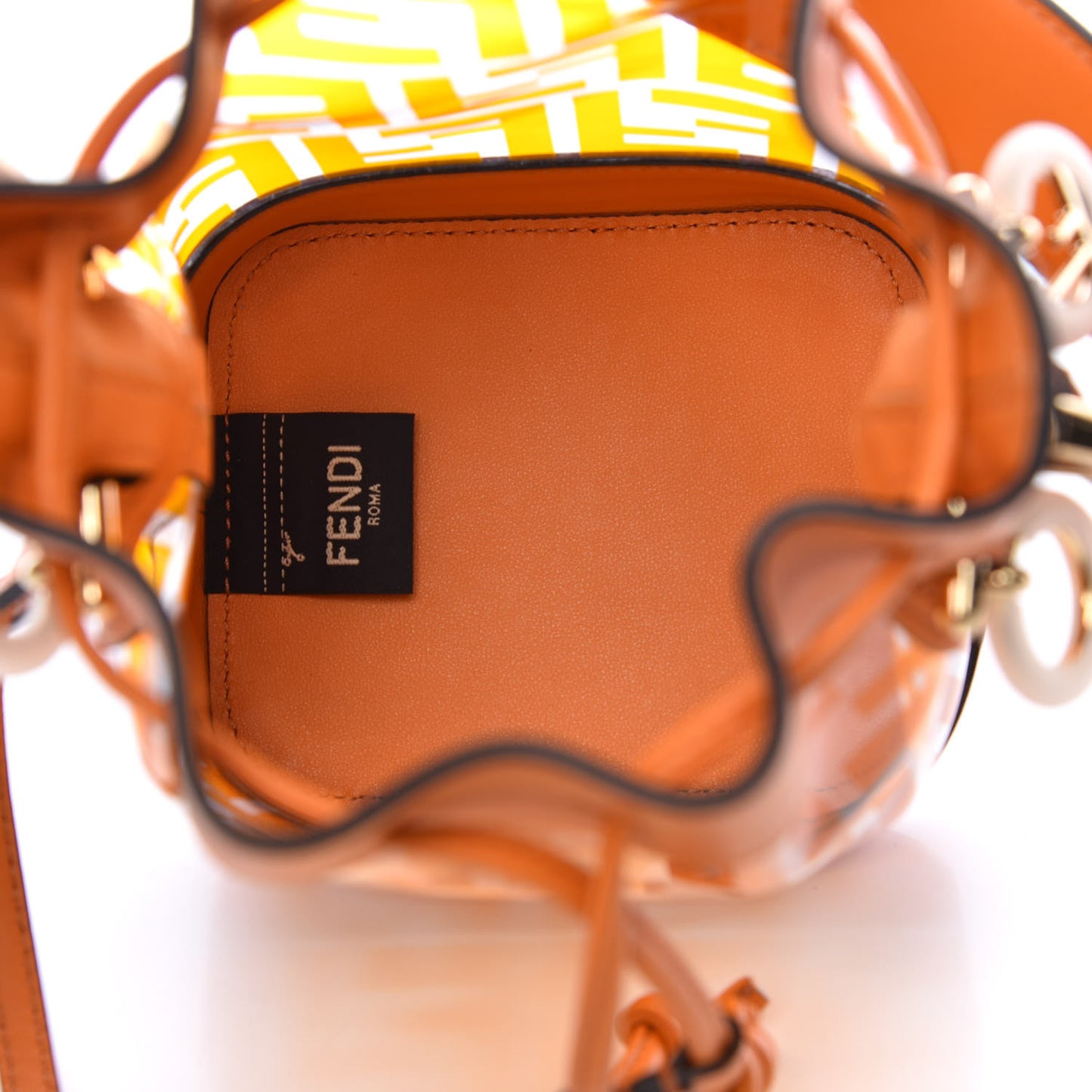 TPU FF Vitello Grace F is Fendi Mini Mon Tresor Bucket Bag Aranciata
