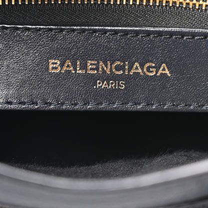 Balenciaga Chevre Gold Metallic Edge Hardware Mini City Bleu Nuit 7 of 11