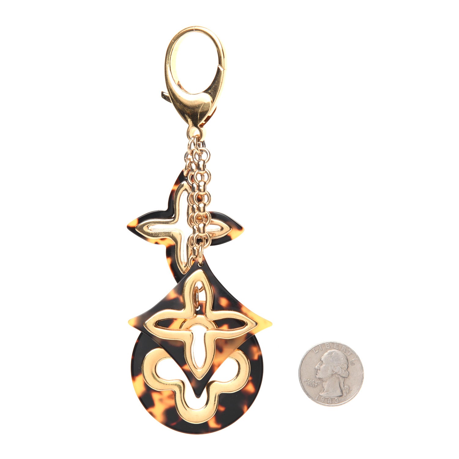 Louis Vuitton Insolence Bag Charm Ecaille 2 of 4