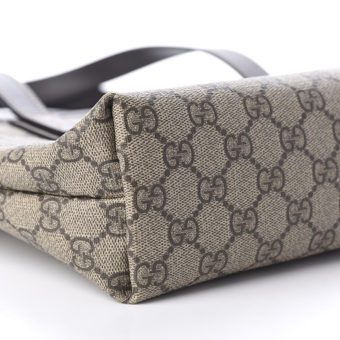 GG Supreme Monogram Small Joy Tote Dark Brown