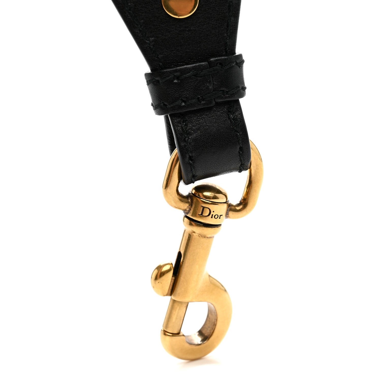 Christian Dior Canvas Embroidered Studded Bohemian Shoulder Strap Red 4 of 5