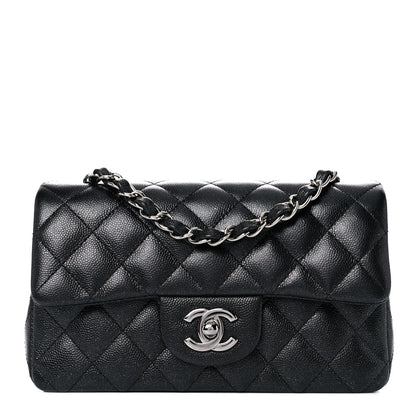 Chanel Iridescent Caviar Quilted Mini Rectangular Flap Black 1 of 10