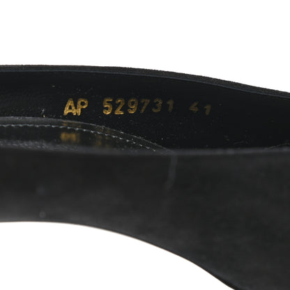 Saint Laurent Suede Zoe 85 Pumps 41 Black 8 of 8