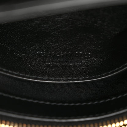 Saint Laurent Calfskin Y Quilted Monogram Small Loulou Chain Satchel Black 7 of 11