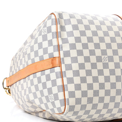 Louis Vuitton Damier Azur Keepall Bandouliere 55 7 of 16