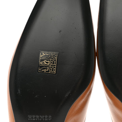 Hermes Goatskin Diane Mules 40 Beige Dore 9 of 12