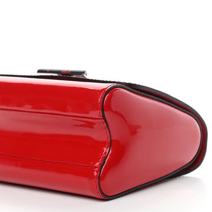 Louis Vuitton Patent Monogram Infrarouge Twist Shoulder Bag PM Coquelicot 10 of 10