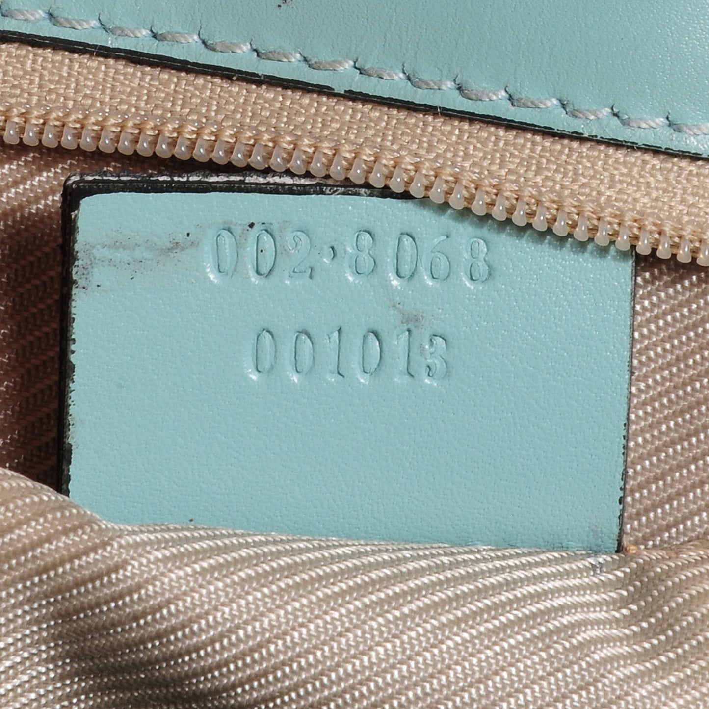 Leather Monogram Microguccissima Bardot Turquoise