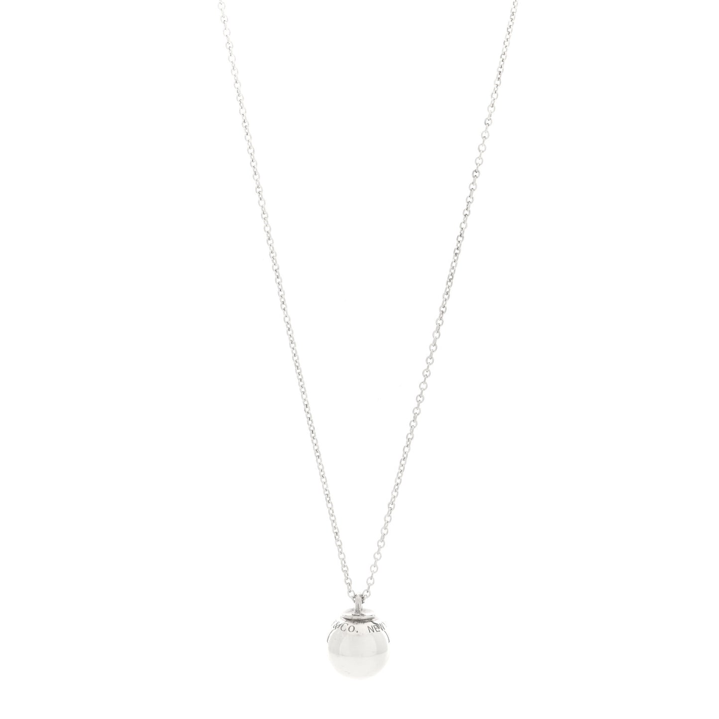 Sterling Silver 12.75mm HardWear Ball Pendant Necklace