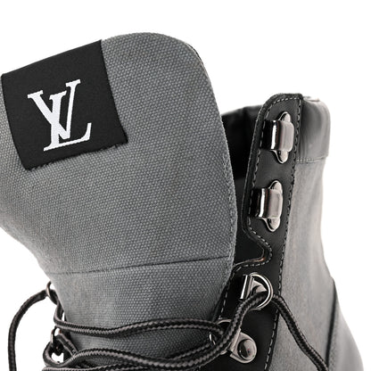 Louis Vuitton Calfskin Oberkampf Ankle Boots 8.5 Black 10 of 16