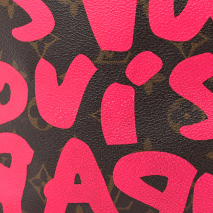 Louis Vuitton Monogram Graffiti Neverfull GM Fuchsia 13 of 17