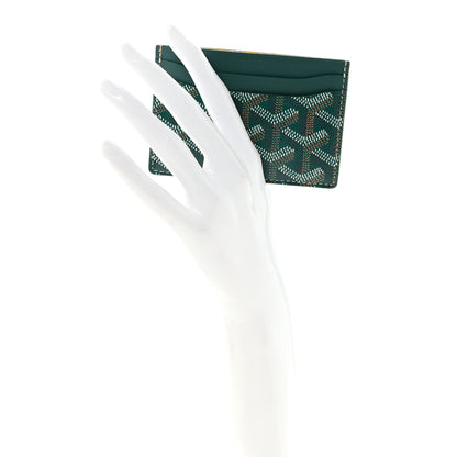 Goyard Goyardine Saint Sulpice Card Holder Green 2 of 7