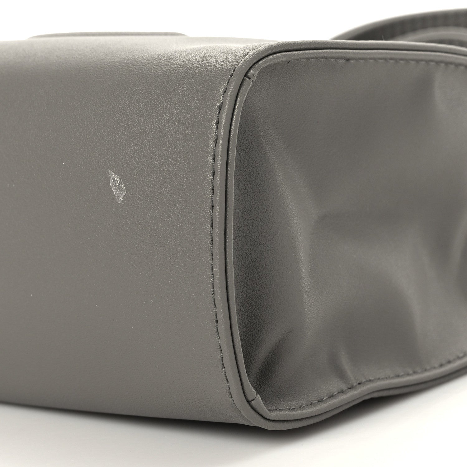 Telfar Vegan Leather Small Shopping Bag Grey 8 of 8