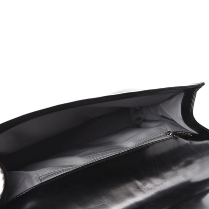 Chanel Glazed Calfskin Large Boy Flap Black 5 of 12