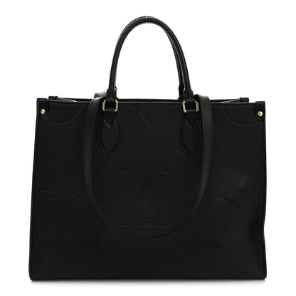 Louis Vuitton Empreinte Monogram Giant Onthego MM Black 1 of 10