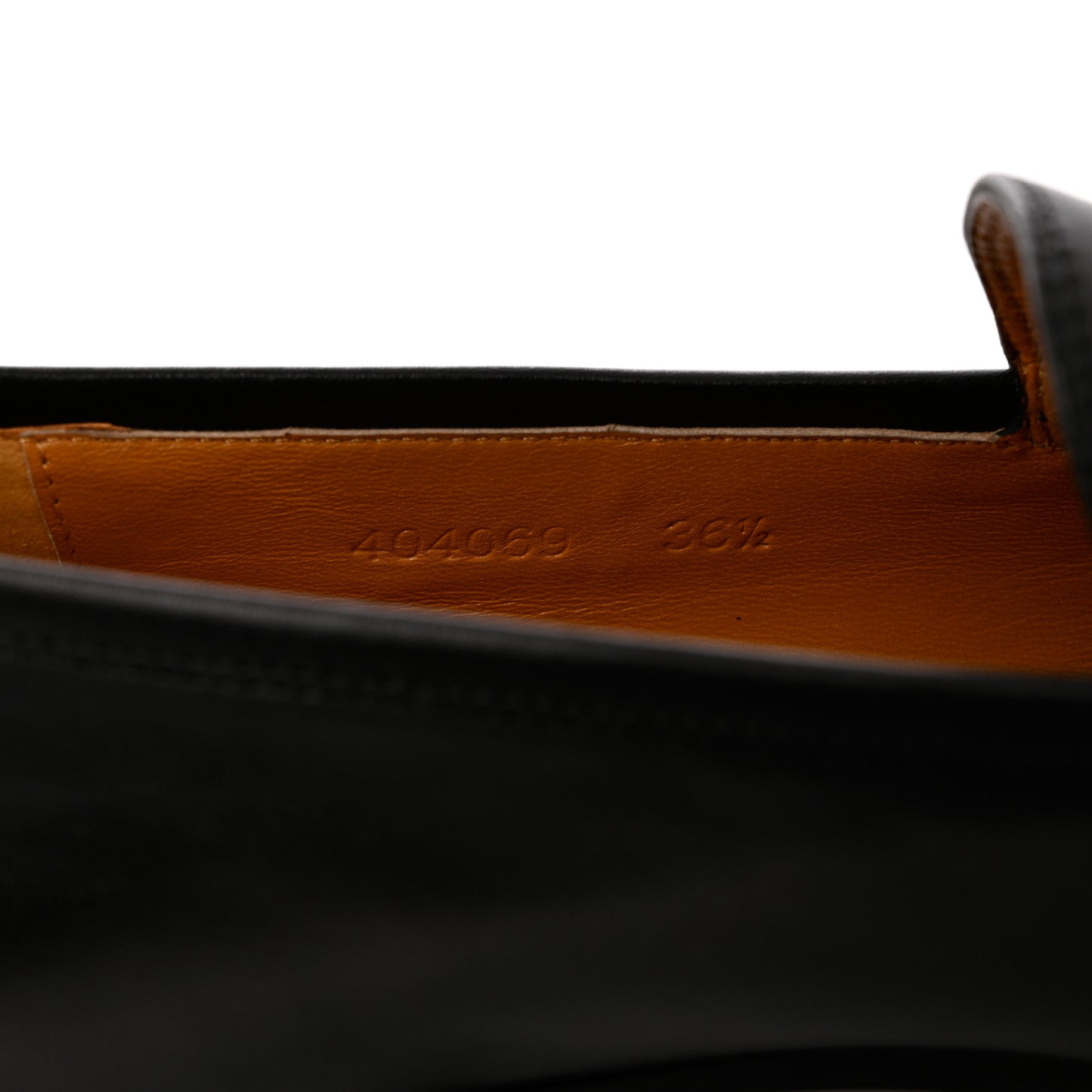 Calfskin Womens Jordaan Loafers 36.5 Black