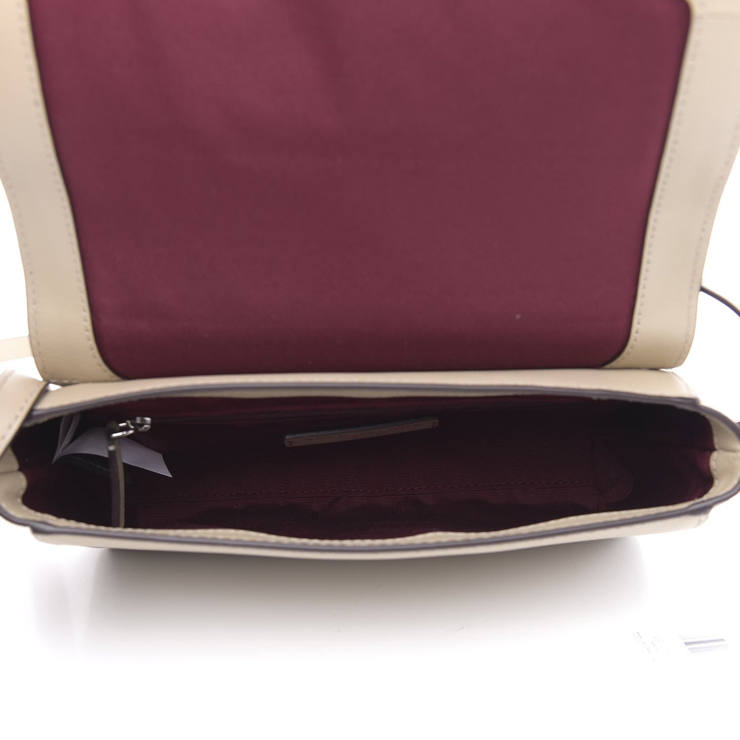 Calfskin Medium The Commuter Crossbody Beige