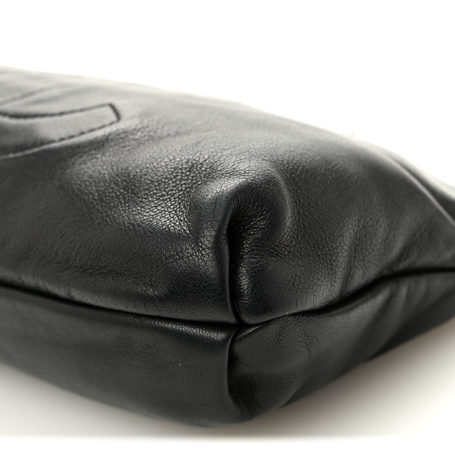 Chanel Lambskin Soft Chain Pochette Black 10 of 10