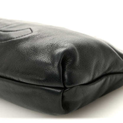 Chanel Lambskin Soft Chain Pochette Black 10 of 10