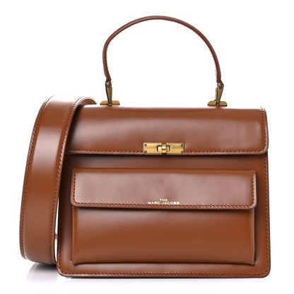 Marc Jacobs Shiny Calfskin Uptown Shoulder Bag Tan 1 of 16