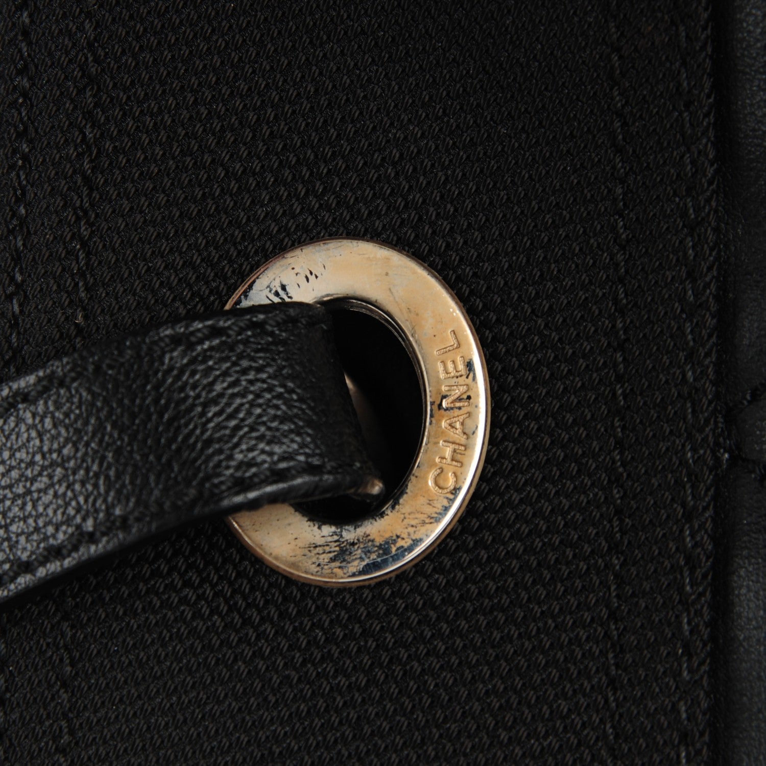 Chanel Coated Canvas Large Paris Biarritz Tote Black 10 of 12