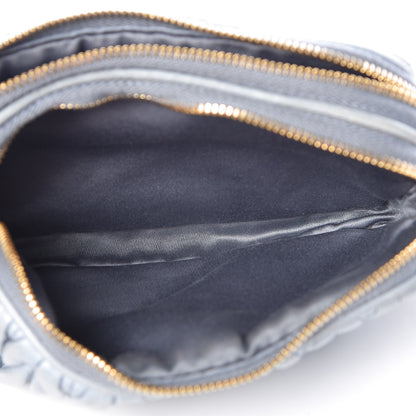 Miu Miu Nappa Matelasse Double Zip Pochette Clutch Nube 6 of 10