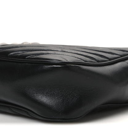 Saint Laurent Calfskin Matelasse Monogram Lou Camera Bag Black 10 of 11
