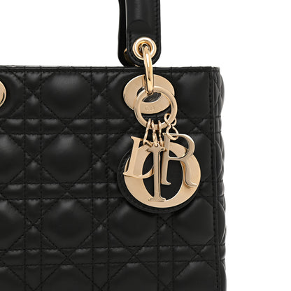 Christian Dior Lambskin Cannage Small My ABCDior Lady Dior Black 7 of 11